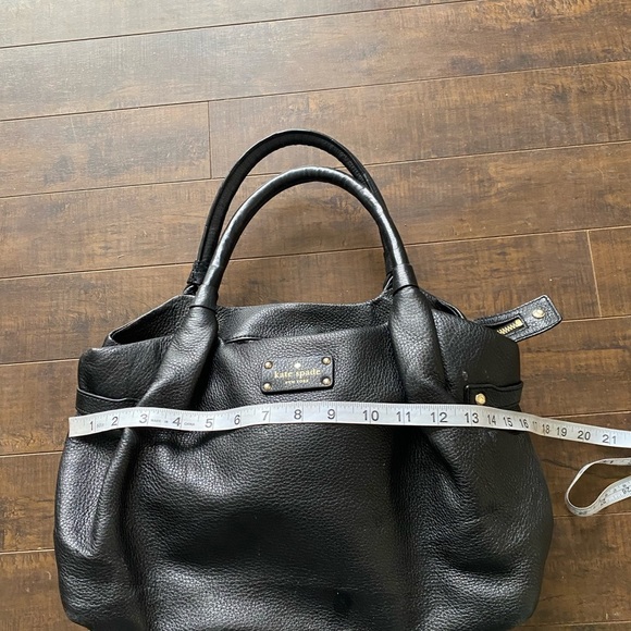 Kate Spade Stevie Berkshire Road Black Leather satchel - Picture 10 of 16